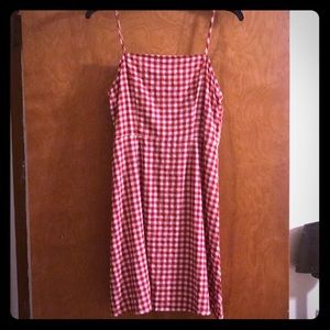 Never worn red gingham dress